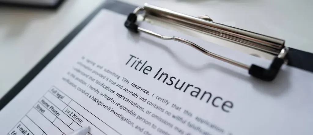 Title insurance for a home purchase