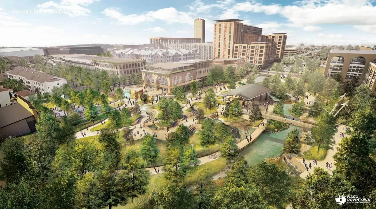 Waco downtown redevelopment rendering
